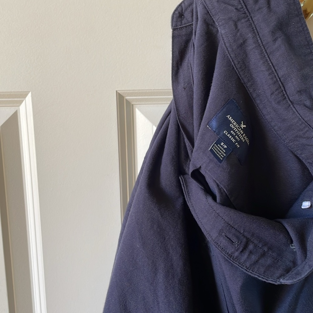 American Eagle Navy Shirt - Picture 3 of 5